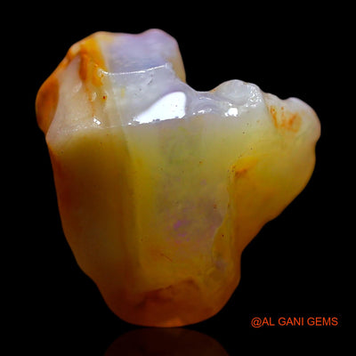 8.00 Cts Natural Australian Fire Opal Fancy Rough Loose Gemstone For Jewelry 12x10x12 mm RE-797