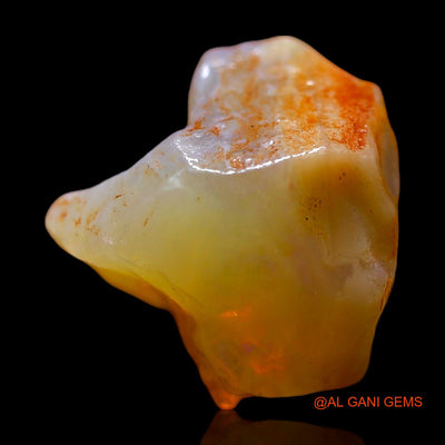 8.00 Cts Natural Australian Fire Opal Fancy Rough Loose Gemstone For Jewelry 12x10x12 mm RE-797