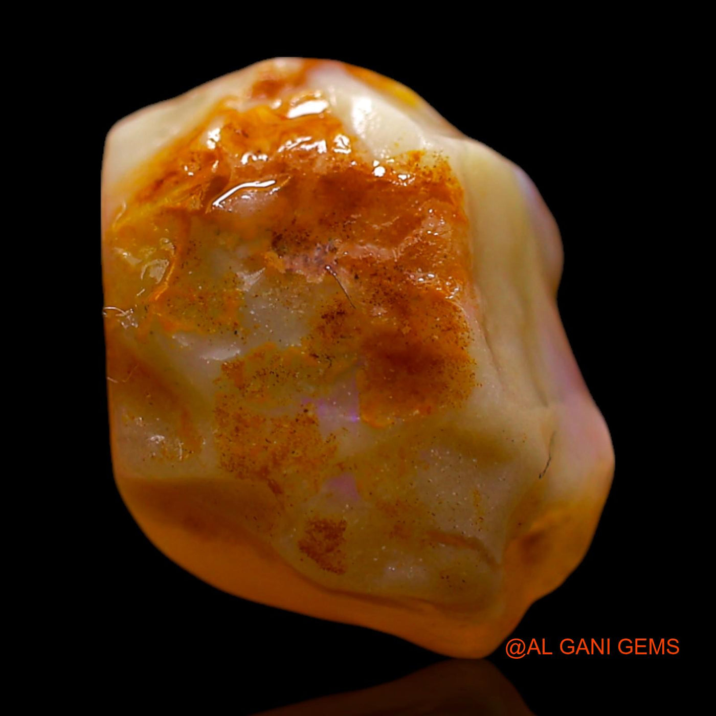 8.00 Cts Natural Australian Fire Opal Fancy Rough Loose Gemstone For Jewelry 12x10x12 mm RE-797