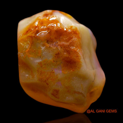 8.00 Cts Natural Australian Fire Opal Fancy Rough Loose Gemstone For Jewelry 12x10x12 mm RE-797
