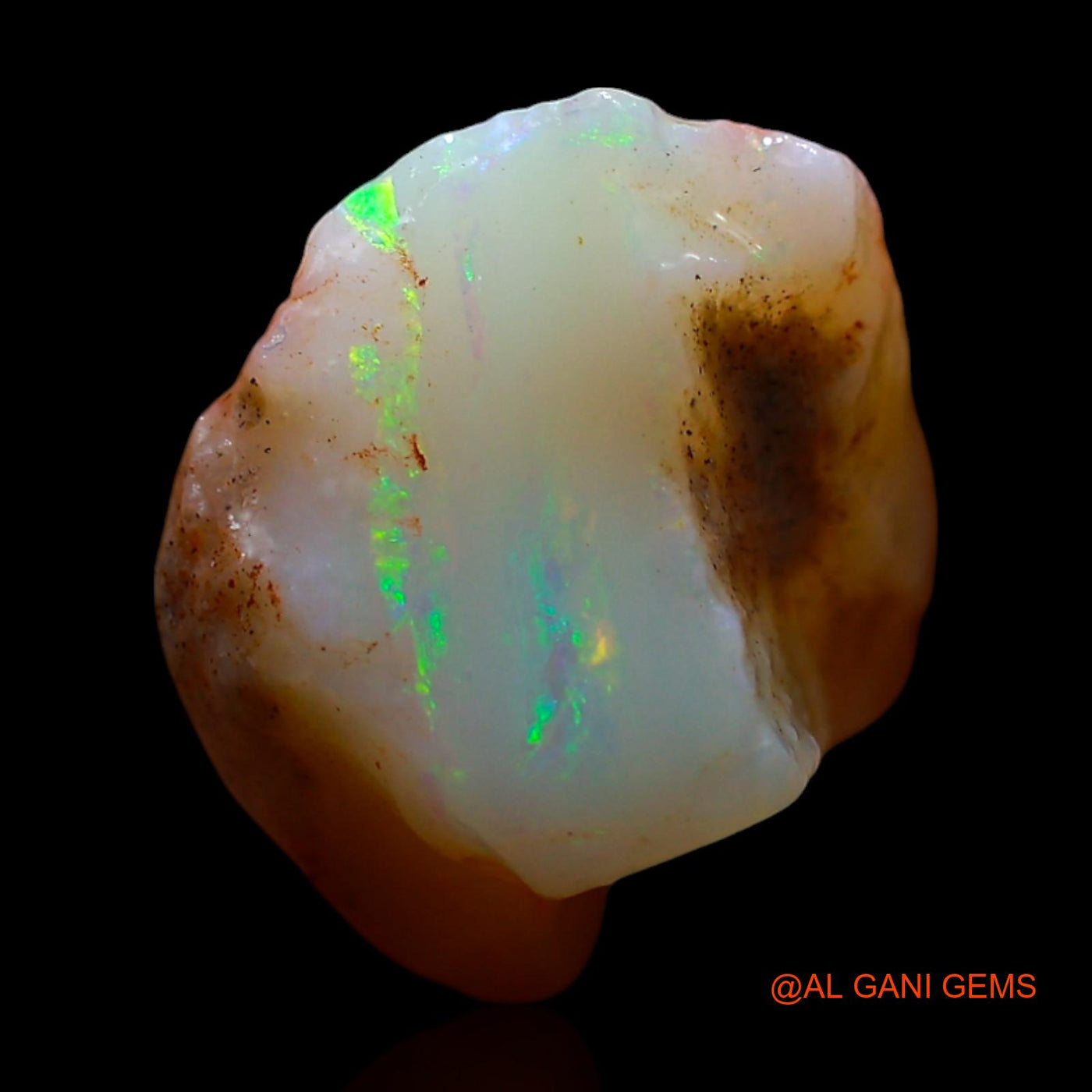 Natural Fire Opal Gemstone 6.00 Cts Loose Fancy Rough From Australia 13x11x9 mm RE-798