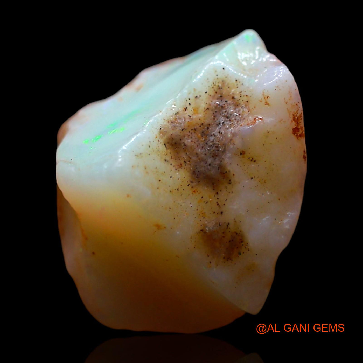 Natural Fire Opal Gemstone 6.00 Cts Loose Fancy Rough From Australia 13x11x9 mm RE-798