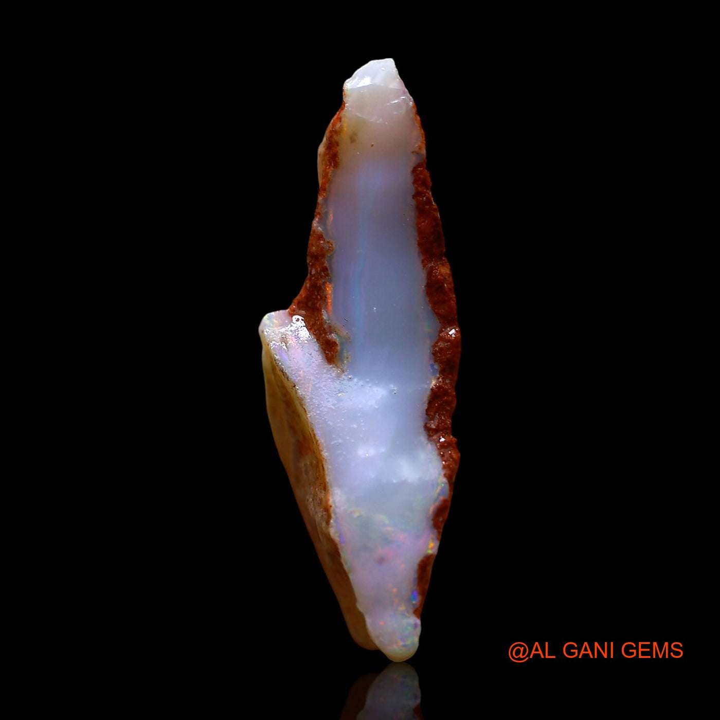 10.00 Cts Unheated Australian Fire Opal Loose Gemstone Fancy Rough Natural 24x14x7 mm RE-7