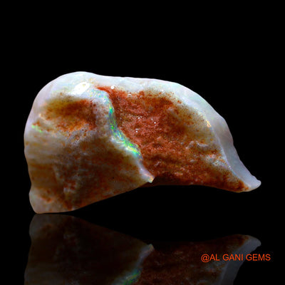 10.00 Cts Unheated Australian Fire Opal Loose Gemstone Fancy Rough Natural 24x14x7 mm RE-7