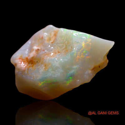 Natural Fire Opal Gemstone 4.00 Cts Loose Fancy Rough From Australia 15x11x6 mm RE-800