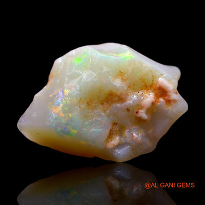 Natural Fire Opal Gemstone 4.00 Cts Loose Fancy Rough From Australia 15x11x6 mm RE-800
