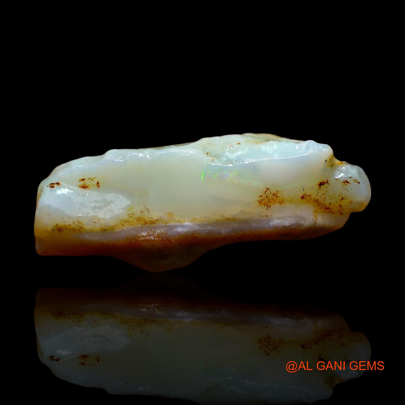 28.00 Cts Natural Australian Fire Opal Fancy Rough Loose Gemstone For Jewelry 31x16x11 mm RE-801