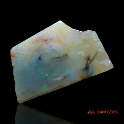 28.00 Cts Natural Australian Fire Opal Loose Gemstone Fancy Rough 25x21x13 mm RE-805