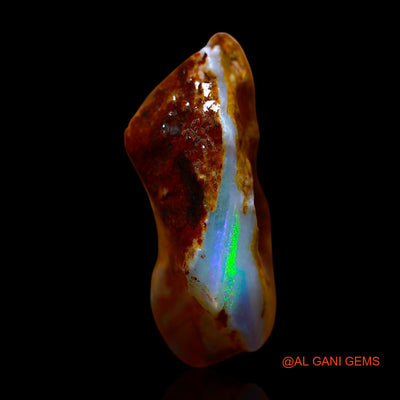 15.00 Cts Natural Australian Fire Opal Fancy Rough Loose Gemstone For Jewelry 22x21x8 mm RE-806