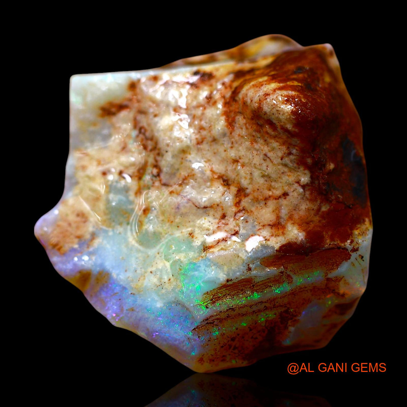 15.00 Cts Natural Australian Fire Opal Fancy Rough Loose Gemstone For Jewelry 22x21x8 mm RE-806