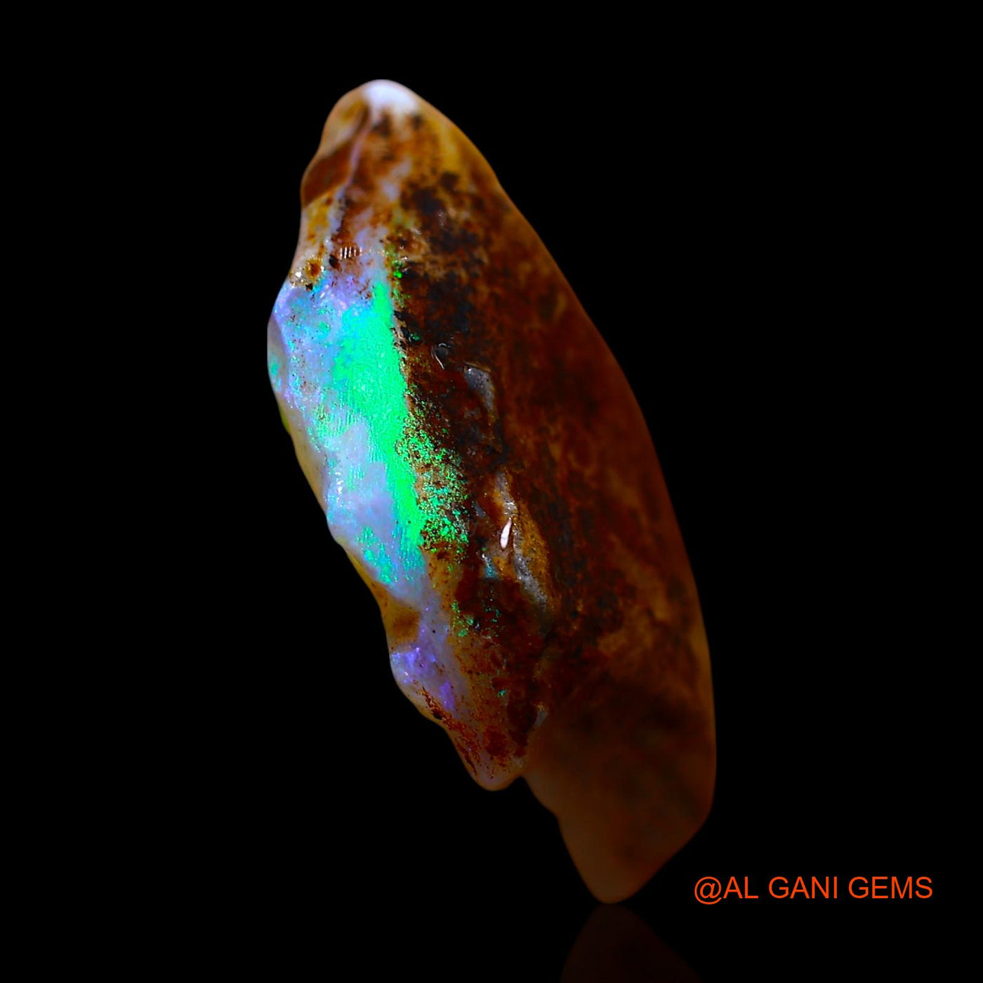 15.00 Cts Natural Australian Fire Opal Fancy Rough Loose Gemstone For Jewelry 22x21x8 mm RE-806