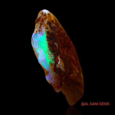 15.00 Cts Natural Australian Fire Opal Fancy Rough Loose Gemstone For Jewelry 22x21x8 mm RE-806