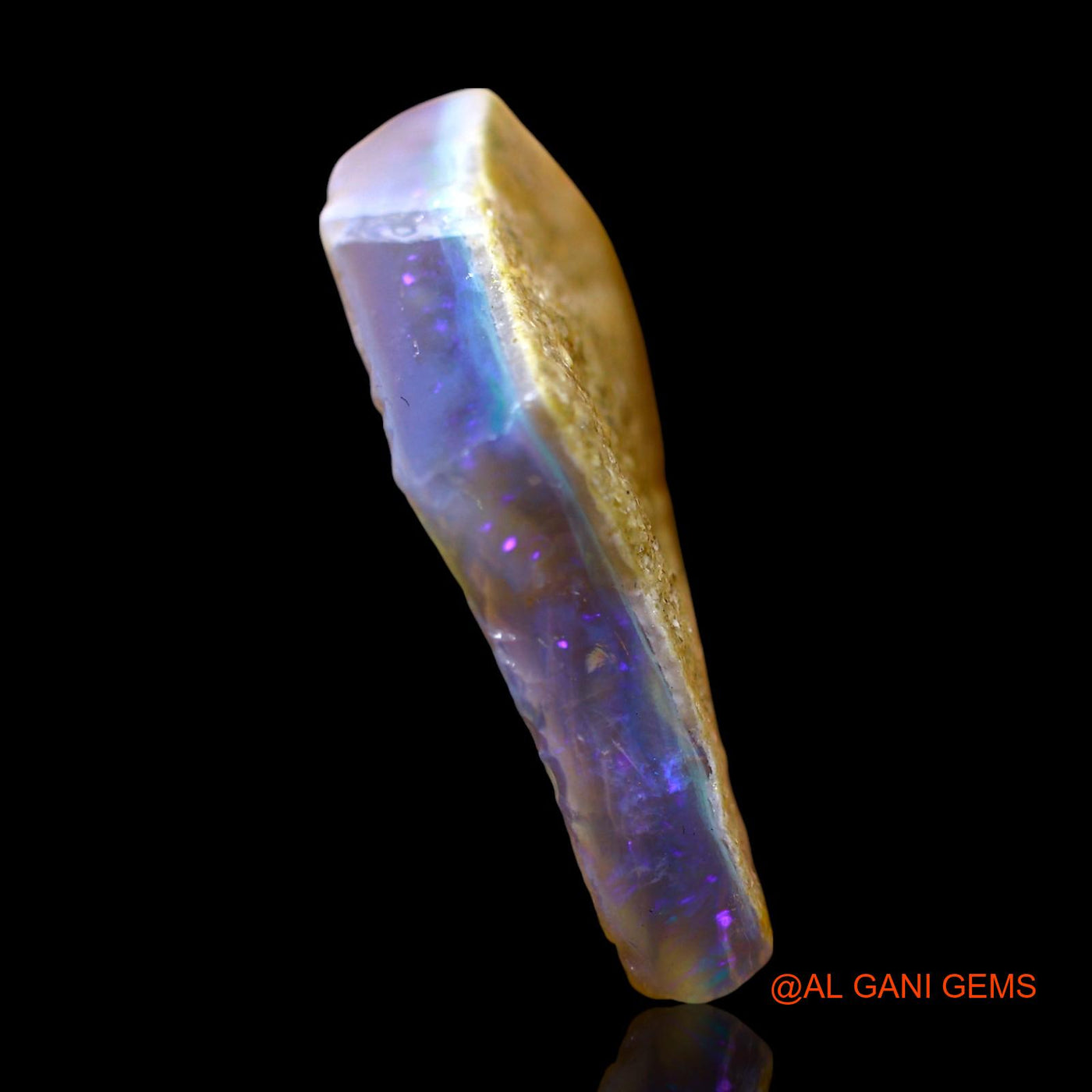 15.00 Cts Unheated Australian Fire Opal Loose Gemstone Fancy Rough Natural 27x17x5 mm RE-808