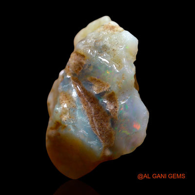 19.00 Cts Natural Australian Fire Opal Loose Gemstone Fancy Rough 24x16x11 mm RE-809