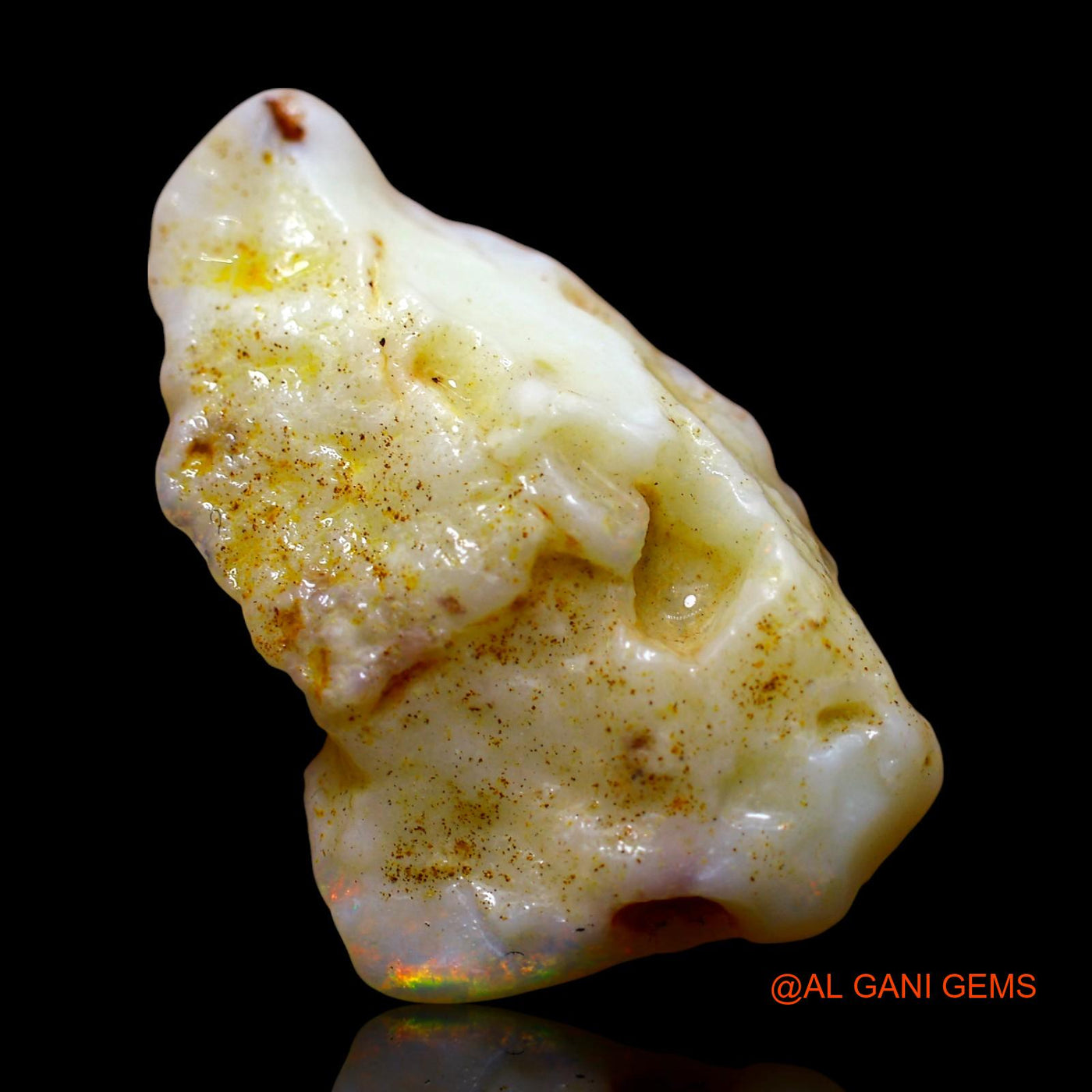 10.00 Cts Natural Australian Fire Opal Fancy Rough Loose Gemstone For Jewelry 26x15x6 mm RE-812