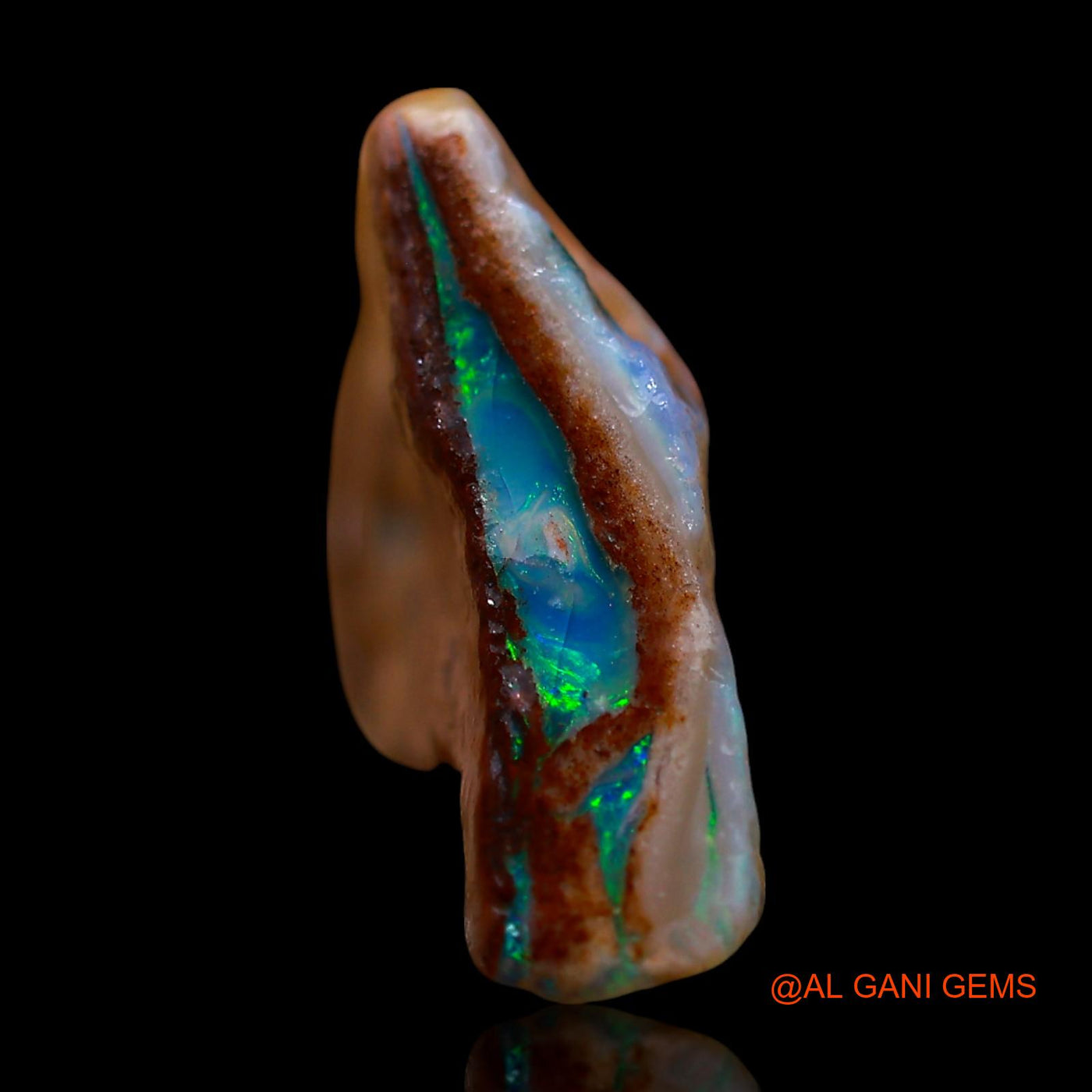 12.00 Cts Unheated Australian Fire Opal Loose Gemstone Fancy Rough Natural 26x13x6 mm RE-813