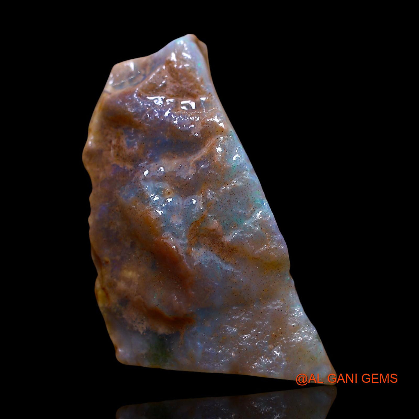 12.00 Cts Unheated Australian Fire Opal Loose Gemstone Fancy Rough Natural 26x13x6 mm RE-813