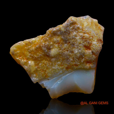 Natural Untreated Fire Opal Loose Gemstone Fancy Rough From Australia 9.00 Cts 23x18x5 mm RE-814