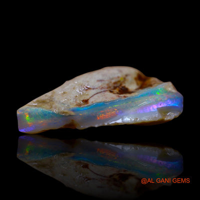 Natural Fire Opal Gemstone 15.00 Cts Loose Fancy Rough From Australia 22x18x8 mm RE-815