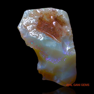 9.00 Cts Natural Australian Fire Opal Loose Gemstone Fancy Rough 24x15x6 mm RE-818