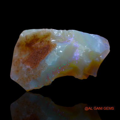 9.00 Cts Natural Australian Fire Opal Loose Gemstone Fancy Rough 24x15x6 mm RE-818