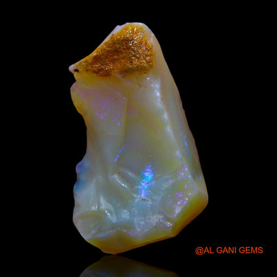 9.00 Cts Natural Australian Fire Opal Loose Gemstone Fancy Rough 24x15x6 mm RE-818