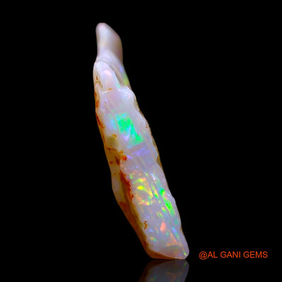 6.00 Cts Natural Australian Fire Opal Loose Gemstone Fancy Rough 21x19x4 mm RE-819