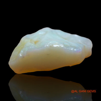 Natural Untreated Fire Opal Loose Gemstone Fancy Rough From Australia 7.00 Cts 20x12x7 mm RE-81