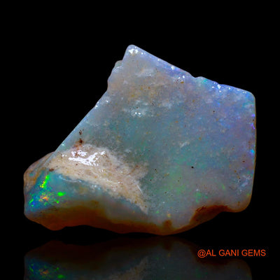 Natural Untreated Fire Opal Loose Gemstone Fancy Rough From Australia 7.00 Cts 24x18x6 mm RE-820
