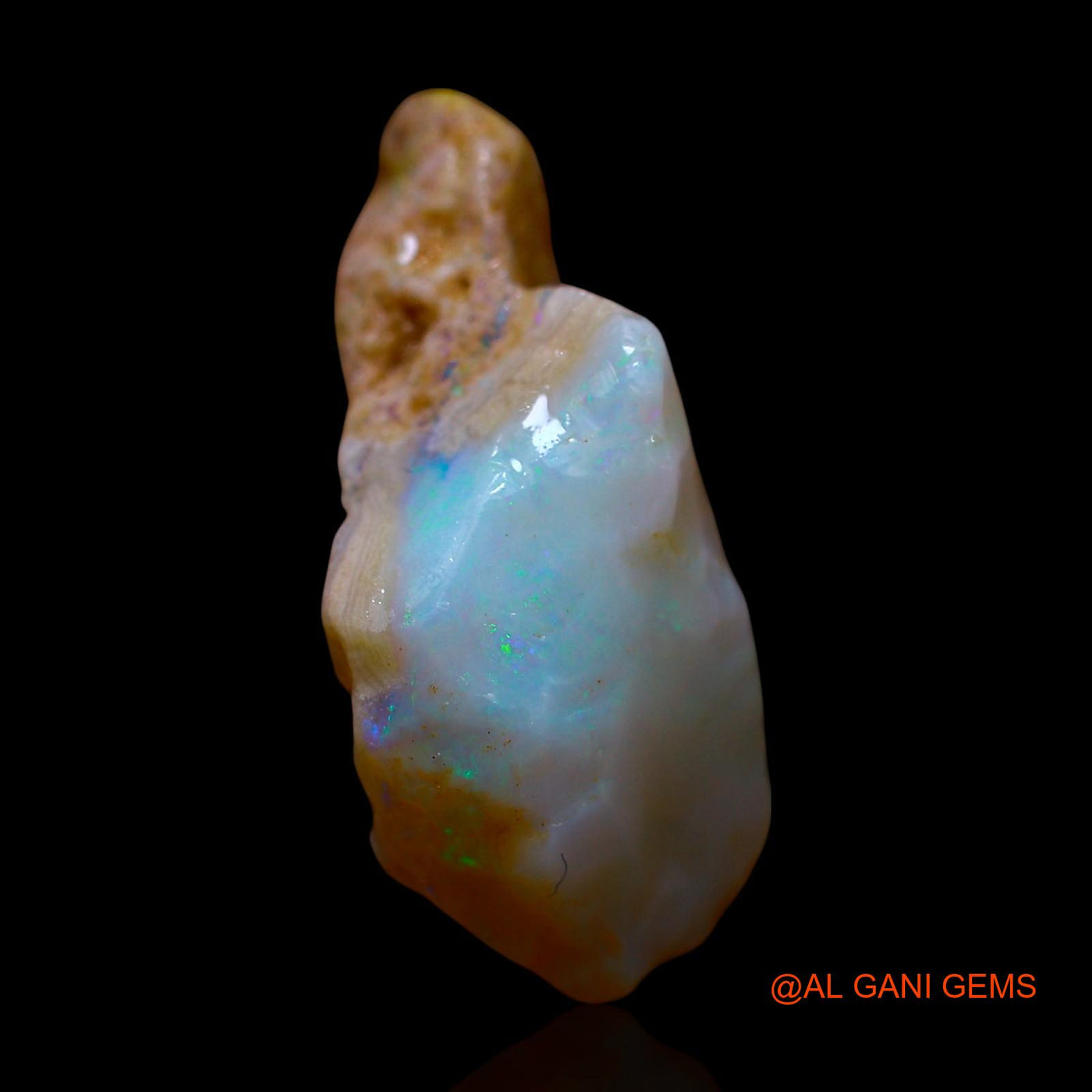 13.00 Cts Unheated Australian Fire Opal Loose Gemstone Fancy Rough Natural 25x11x10 mm RE-825