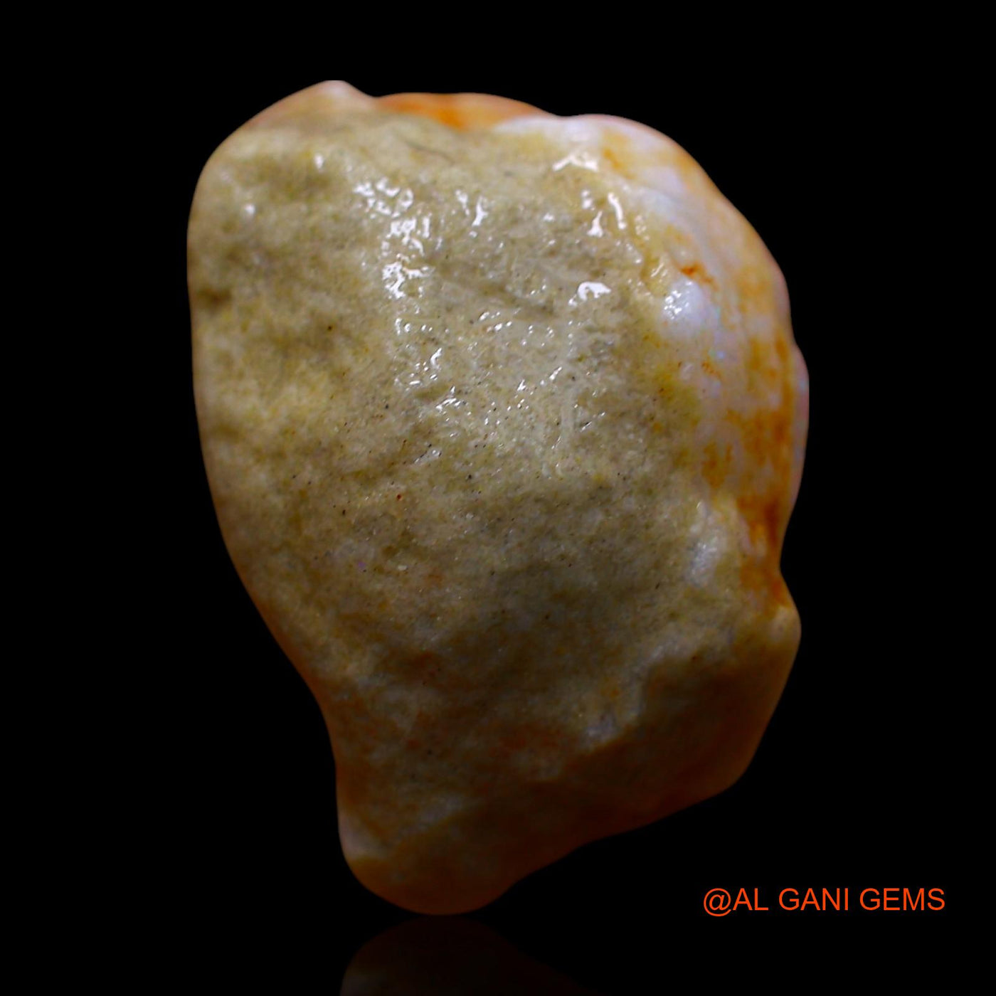 17.00 Cts Natural Australian Fire Opal Fancy Rough Loose Gemstone For Jewelry 19x12x12 mm RE-826
