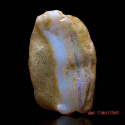 17.00 Cts Natural Australian Fire Opal Fancy Rough Loose Gemstone For Jewelry 19x12x12 mm RE-826