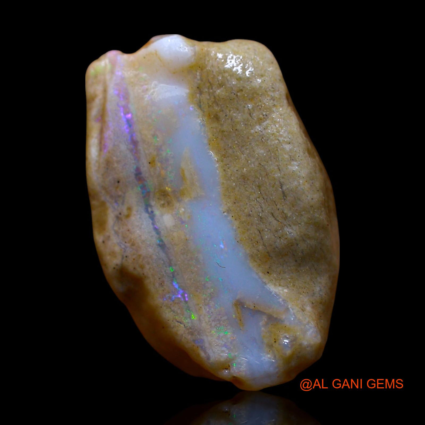 17.00 Cts Natural Australian Fire Opal Fancy Rough Loose Gemstone For Jewelry 19x12x12 mm RE-826