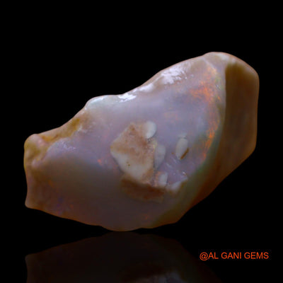 Natural Fire Opal Gemstone 13.00 Cts Loose Fancy Rough From Australia 21x12x11 mm RE-827