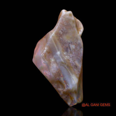 Natural Fire Opal Gemstone 13.00 Cts Loose Fancy Rough From Australia 21x12x11 mm RE-827