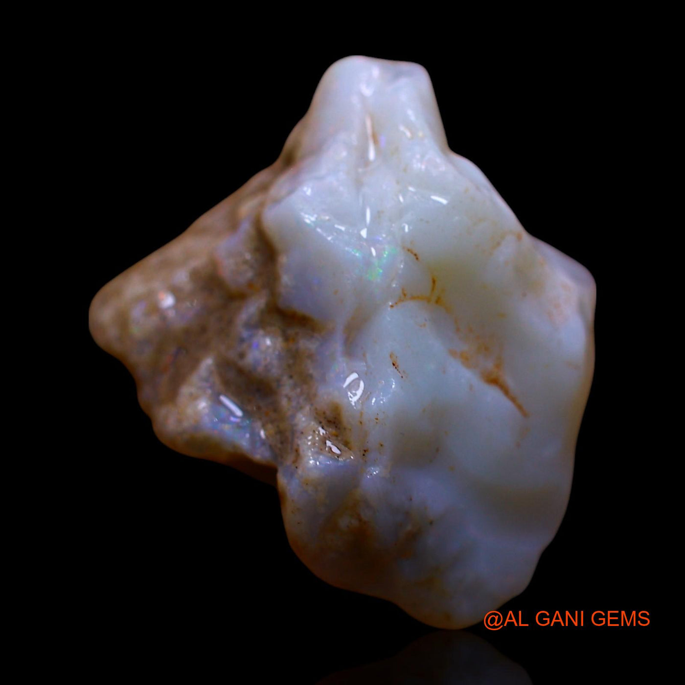 17.00 Cts Natural Australian Fire Opal Loose Gemstone Fancy Rough 19x15x12 mm RE-828