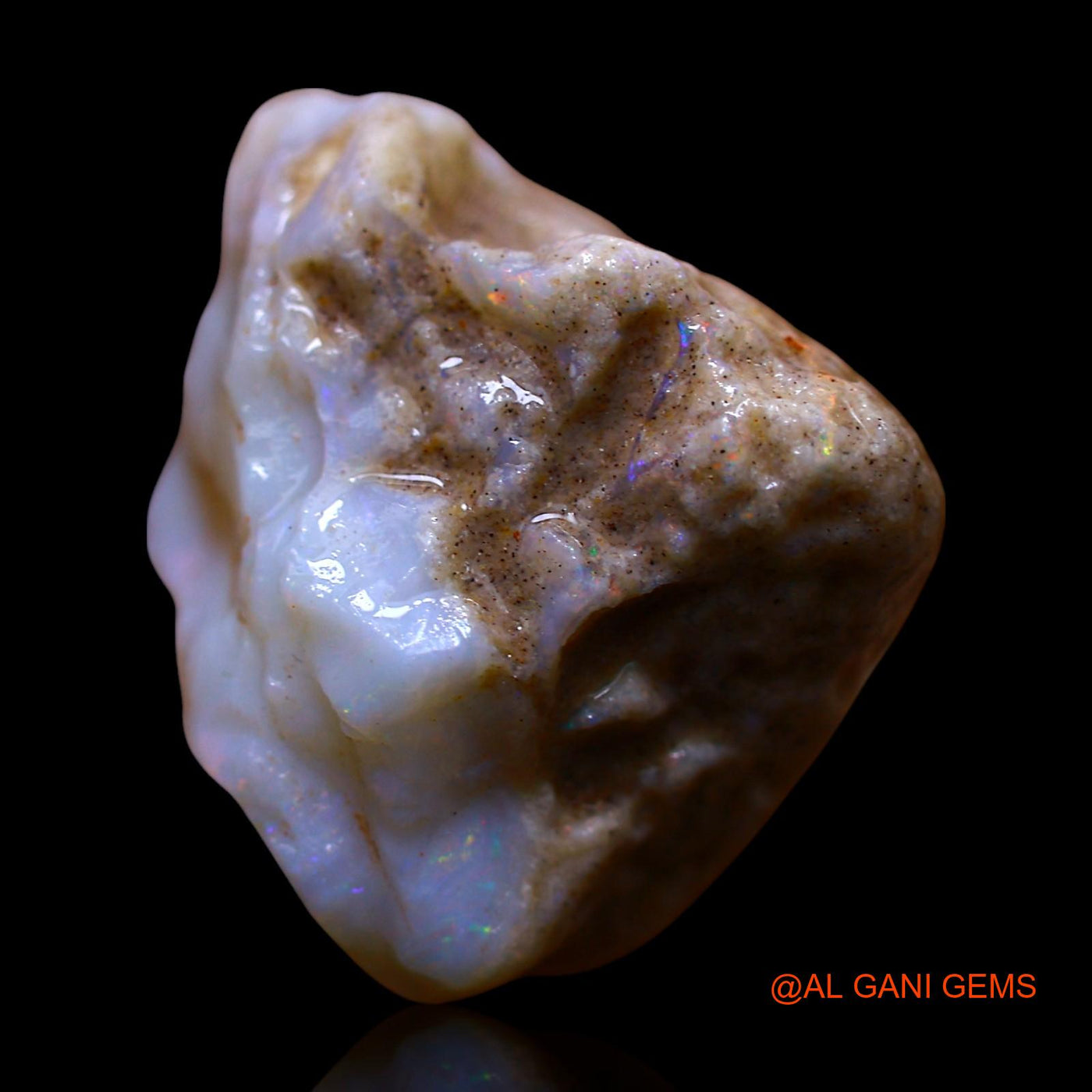17.00 Cts Natural Australian Fire Opal Loose Gemstone Fancy Rough 19x15x12 mm RE-828