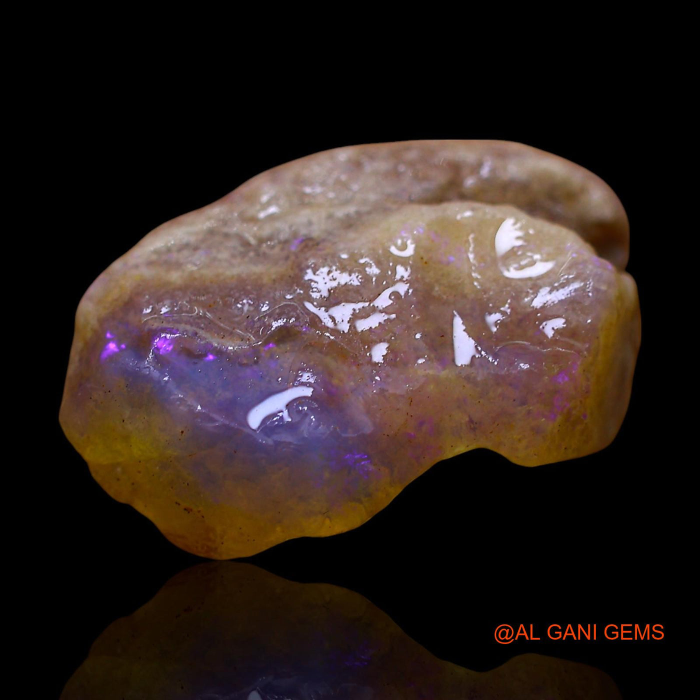 14.00 Cts Natural Australian Fire Opal Fancy Rough Loose Gemstone For Jewelry 20x15x10 mm RE-829