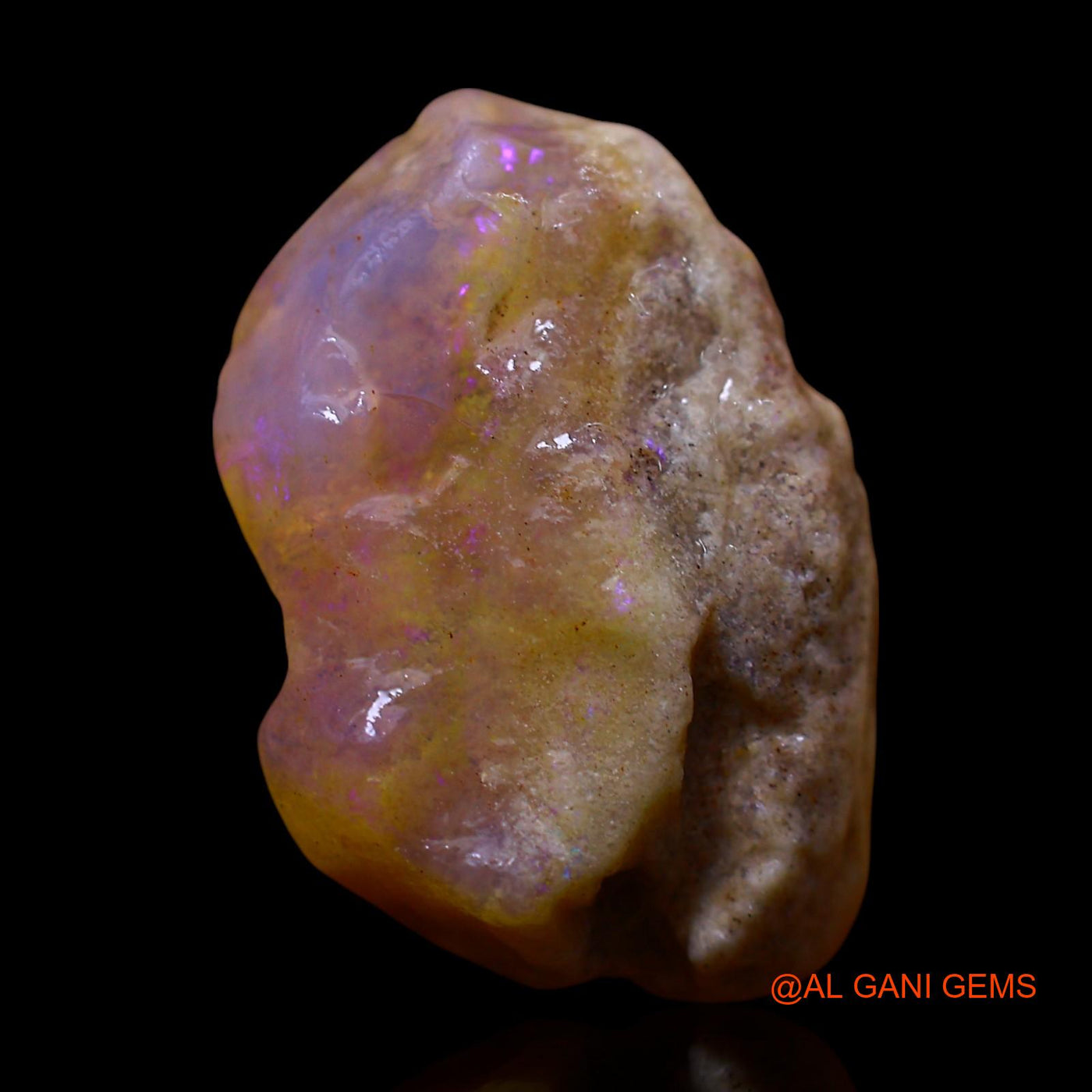 14.00 Cts Natural Australian Fire Opal Fancy Rough Loose Gemstone For Jewelry 20x15x10 mm RE-829