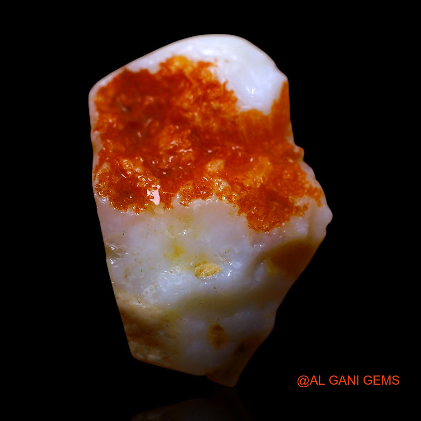 13.00 Cts Natural Australian Fire Opal Loose Gemstone Fancy Rough 22x14x9 mm RE-831