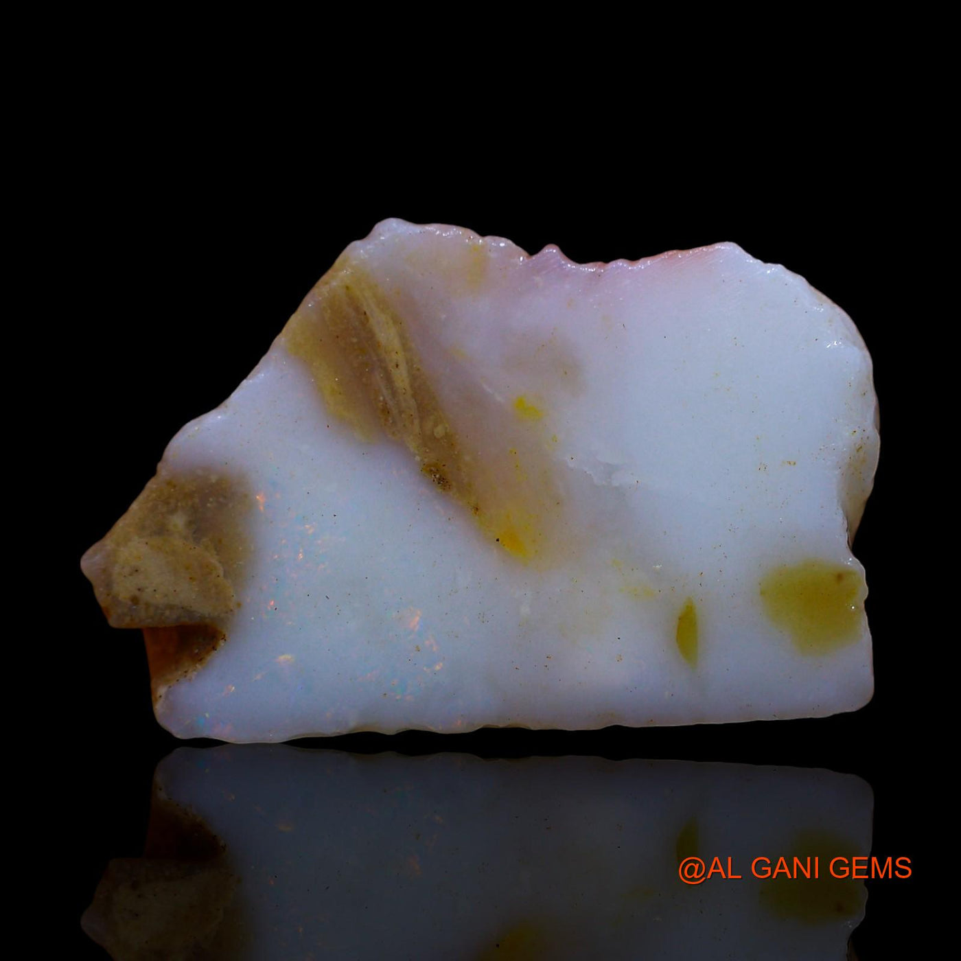 13.00 Cts Natural Australian Fire Opal Loose Gemstone Fancy Rough 22x14x9 mm RE-831