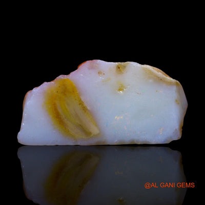 13.00 Cts Natural Australian Fire Opal Loose Gemstone Fancy Rough 22x14x9 mm RE-831