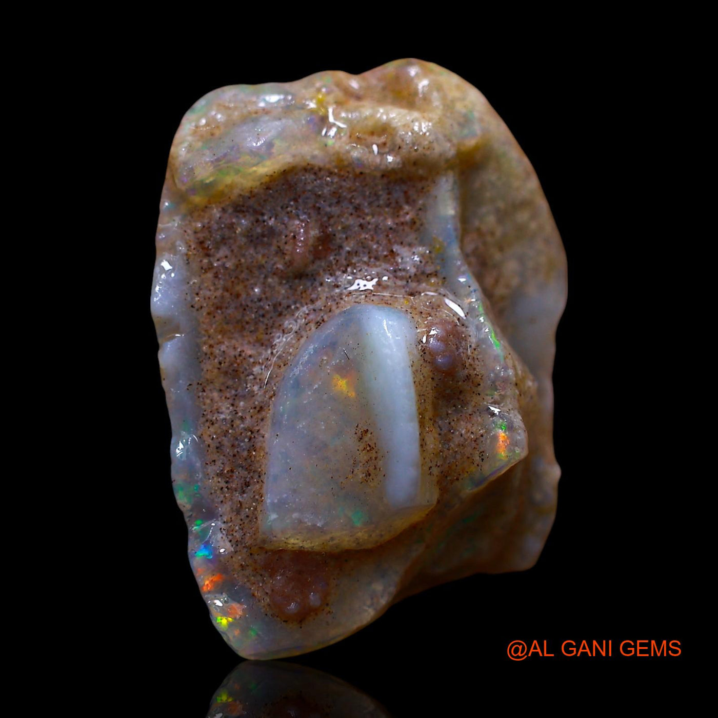 10.00 Cts Natural Australian Fire Opal Fancy Rough Loose Gemstone For Jewelry 20x15x7 mm RE-832