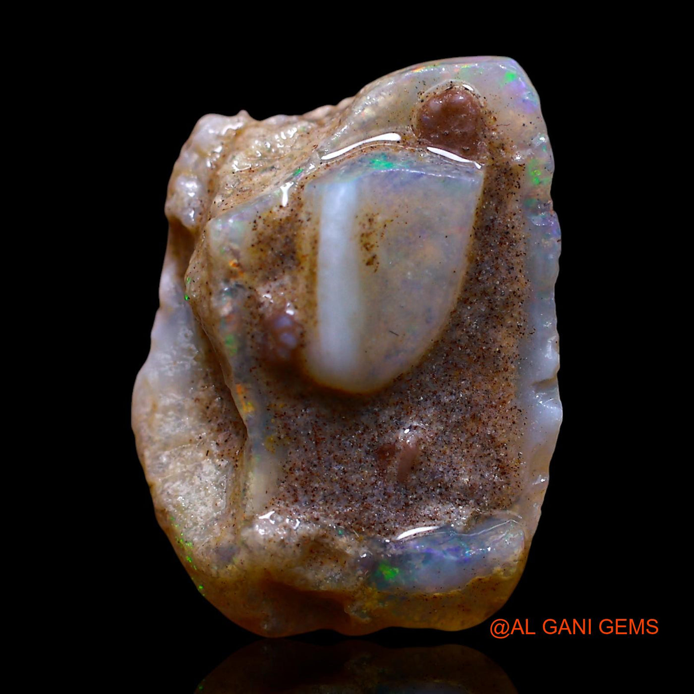 10.00 Cts Natural Australian Fire Opal Fancy Rough Loose Gemstone For Jewelry 20x15x7 mm RE-832