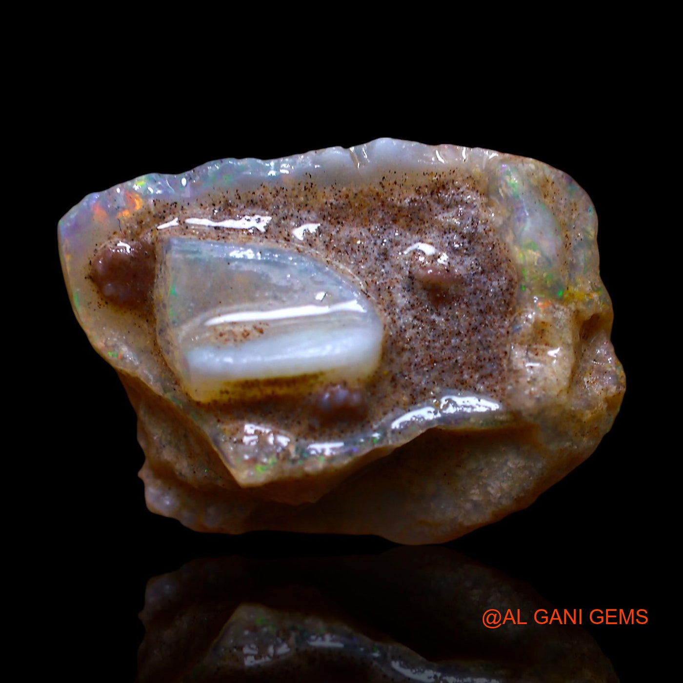 10.00 Cts Natural Australian Fire Opal Fancy Rough Loose Gemstone For Jewelry 20x15x7 mm RE-832