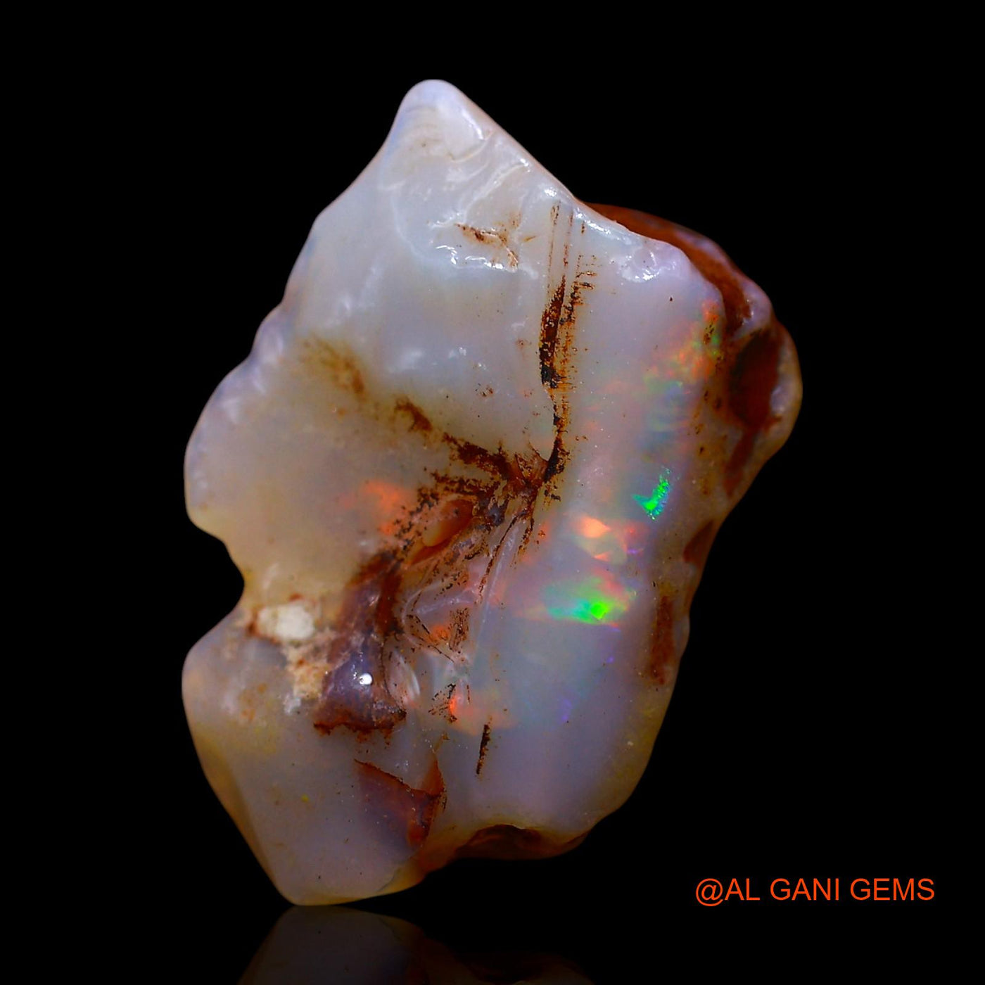 10.00 Cts Natural Australian Fire Opal Fancy Rough Loose Gemstone For Jewelry 20x14x9 mm RE-835