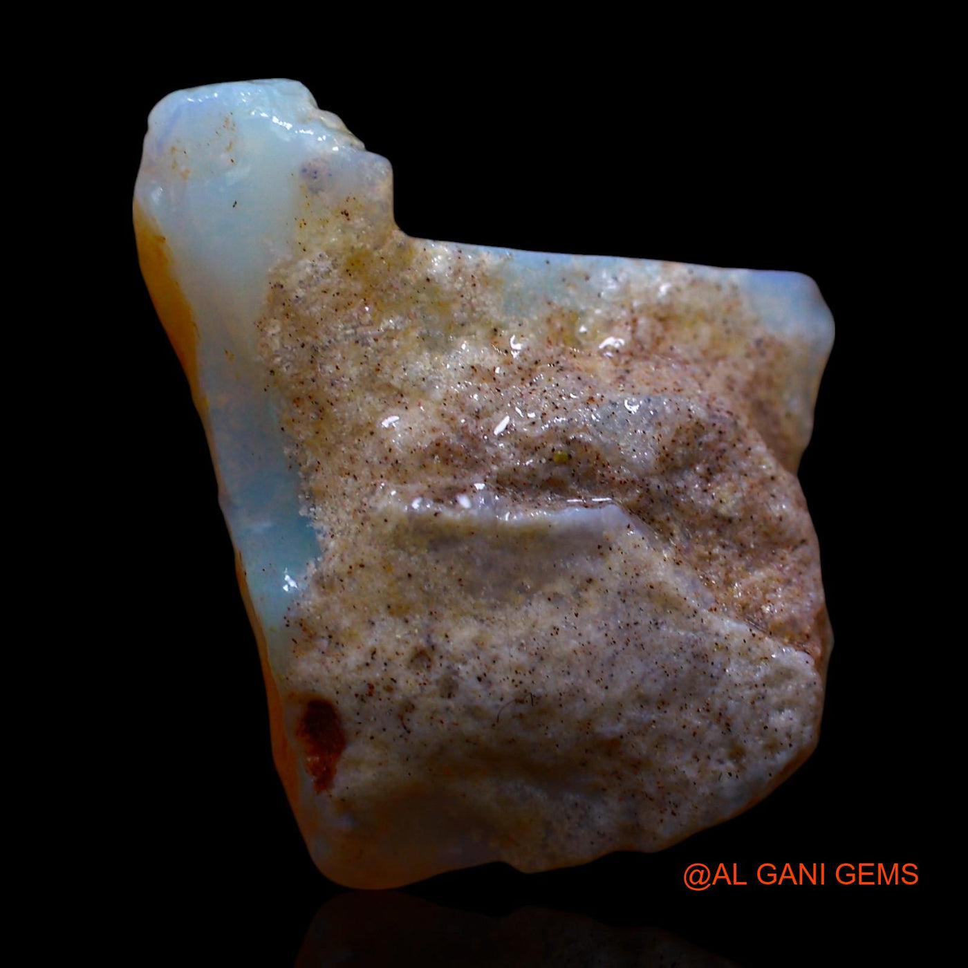 10.00 Cts Natural Australian Fire Opal Loose Gemstone Fancy Rough 24x20x6 mm RE-836