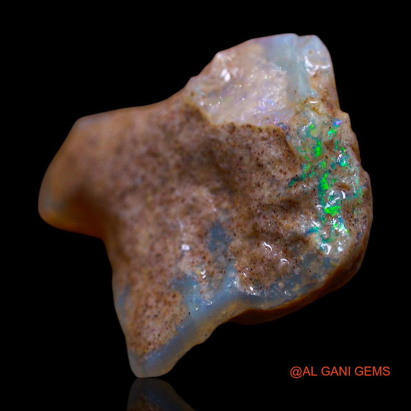 10.00 Cts Natural Australian Fire Opal Loose Gemstone Fancy Rough 24x20x6 mm RE-836