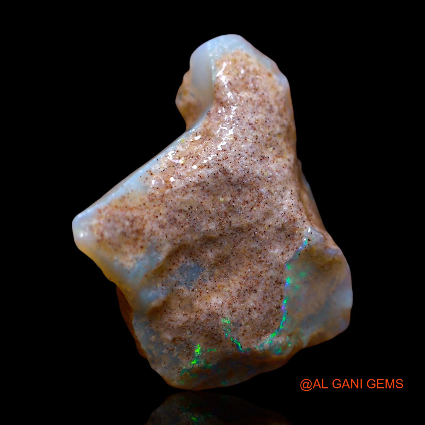 10.00 Cts Natural Australian Fire Opal Loose Gemstone Fancy Rough 24x20x6 mm RE-836