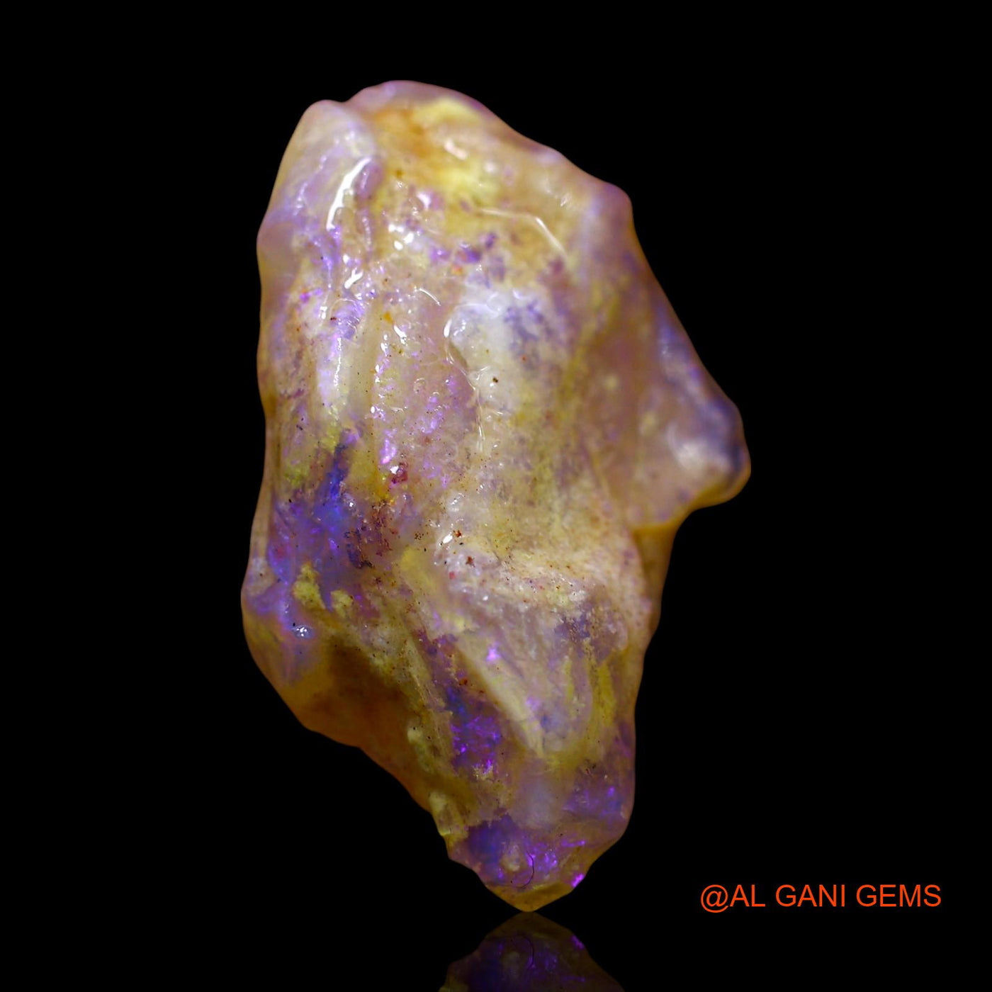 10.00 Cts Natural Australian Fire Opal Fancy Rough Loose Gemstone For Jewelry 24x14x9 mm RE-840